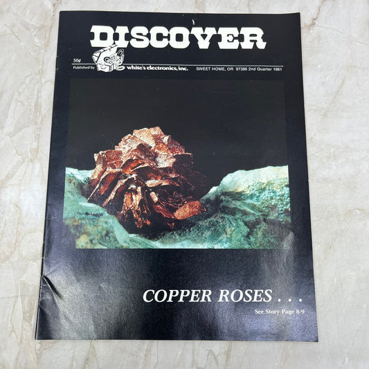 1981 2nd Quarter White's Electronics Discover Newsletter Metal Detectors M19
