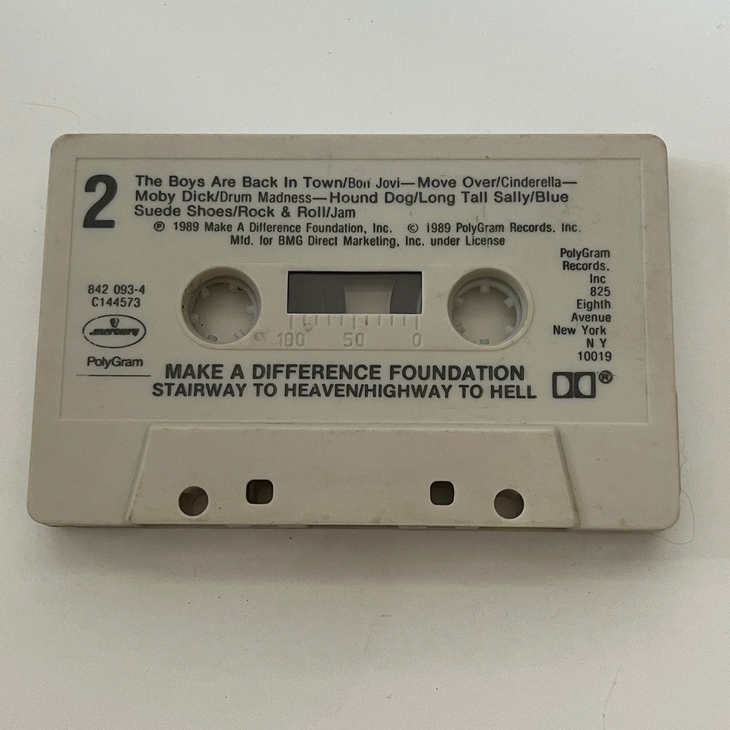 Make a Difference - Stairway to Heaven/Highway to Hell Cassette Tape TB6-OT2
