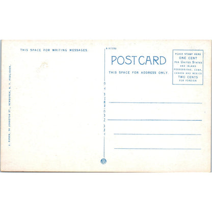 Birds Eye View of Storm King Mountain & Highway New York Vintage Postcard PD3