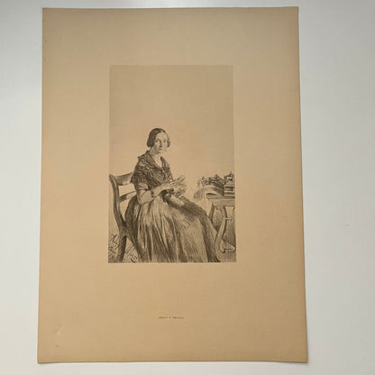 Frau Pauline Martini Aus Jauer - Adolf von Menzel - 1936 Art Print V37-2