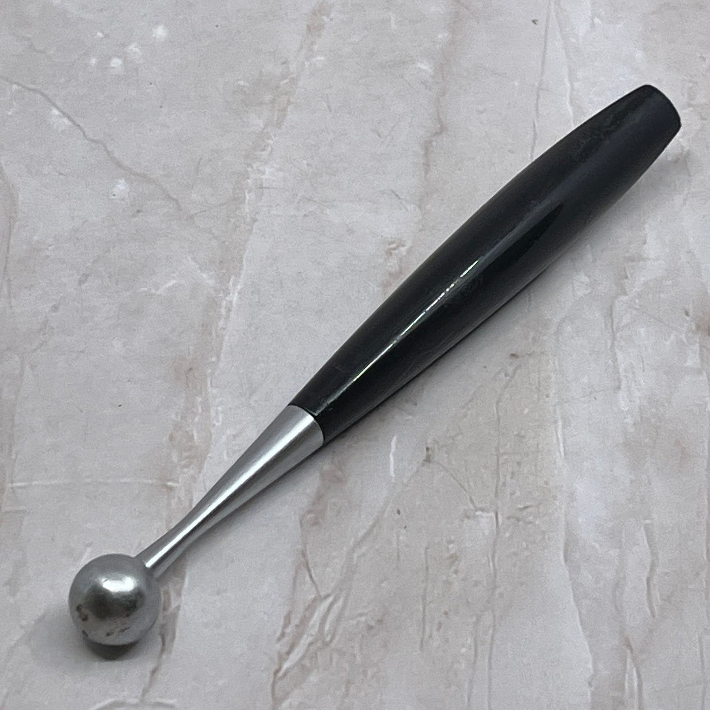 Vintage Original Parker 51 Black And Chrome Desk Pen Socket Magnetix Socket SB8