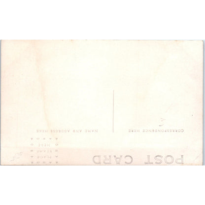 Pan Handle Station Anderson Indiana Vintage RPPC Real Photo Postcard AB9