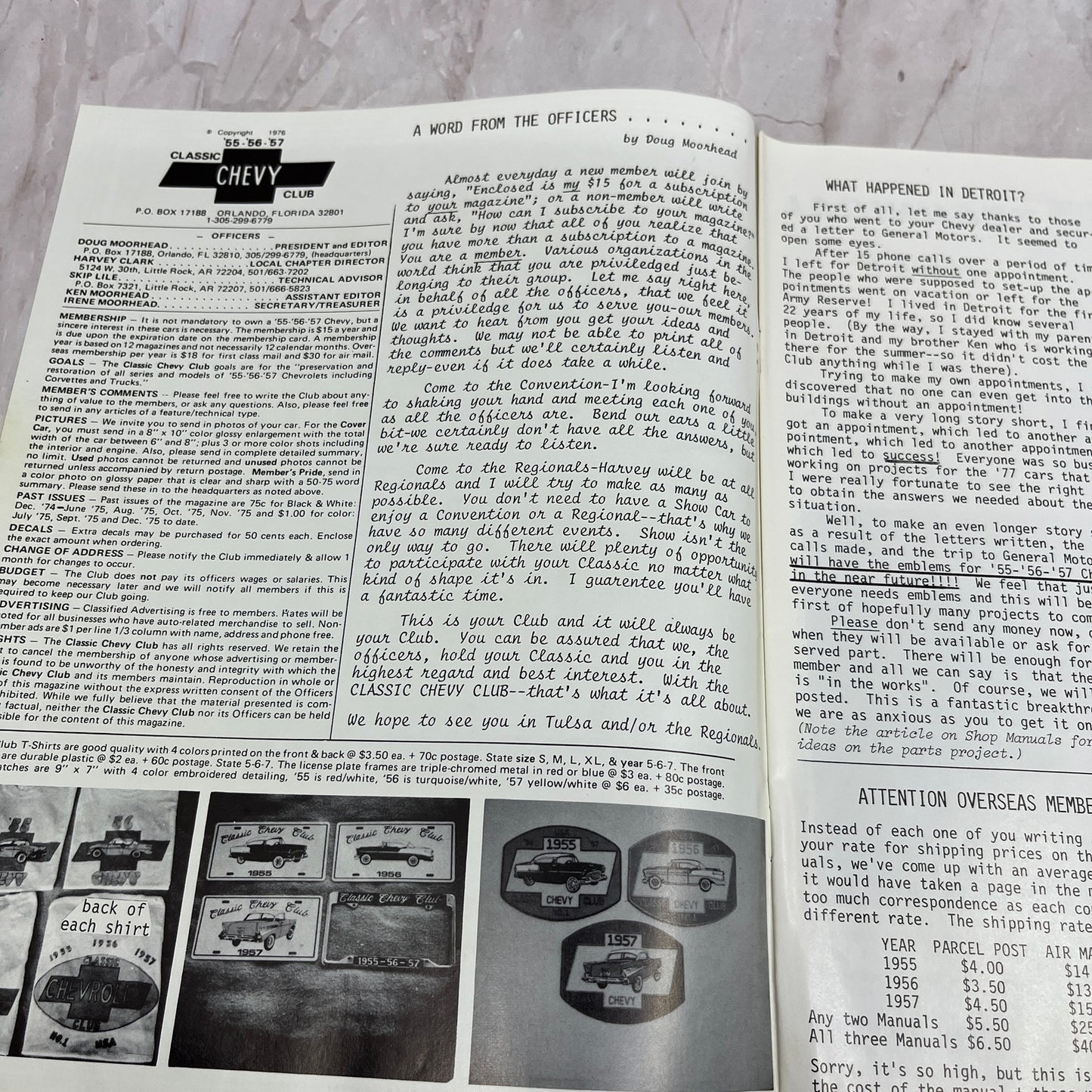 Bicentennial Issue - '55, '56, '57 Classic Chevy World Magazine - 1976 M29