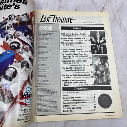 1984 Jan - Lost Treasure Magazine - Treasure Hunting Gold Prospecting M15