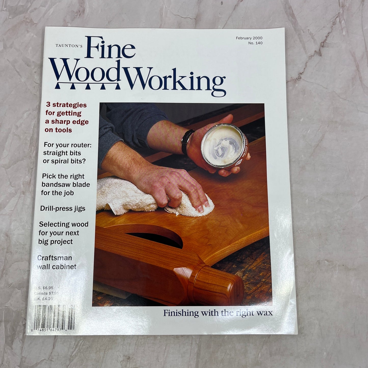 Finishing Wax - Feb 2000 No 140 - Taunton's Fine Woodworking Magazine M33