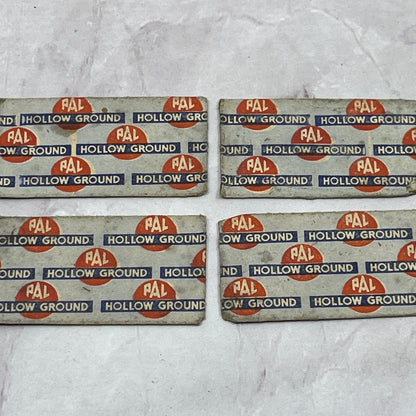Vintage Pal Blade Company Hollow Ground Razor Blade NOS Set of 4 SB7