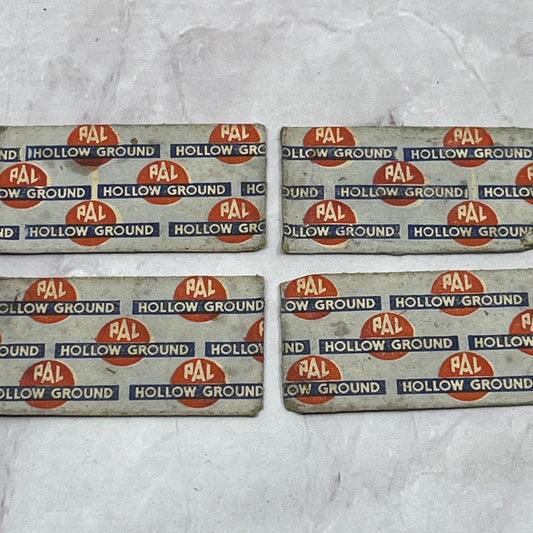 Vintage Pal Blade Company Hollow Ground Razor Blade NOS Set of 4 SB7