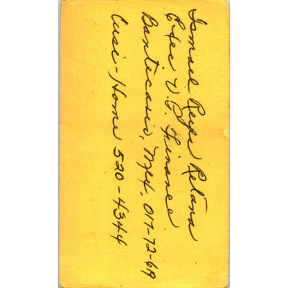 Tiara Marble Co Roy St Jacques Houston TX Vintage Business Card SD8-B4