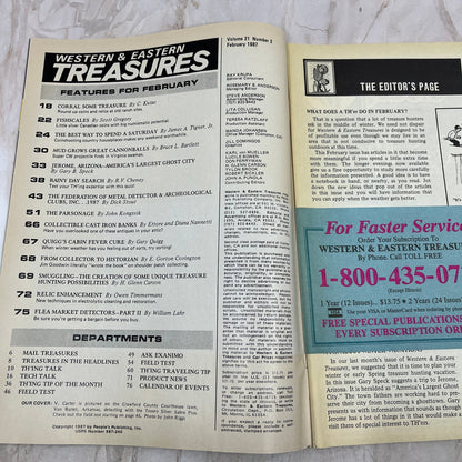 1987 Feb - Western & Eastern Treasures Magazine - Treasure Hunting Gold M12