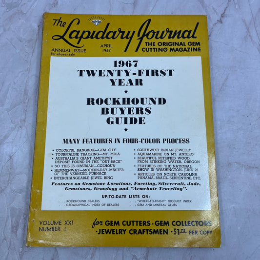 21st Year Rockhound Buyers Guide - Lapidary Journal Magazine - Apr 1967 M23