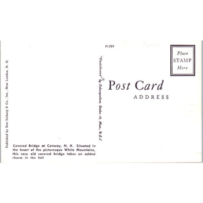 Blakely Coheelee Creek Chattahoochee River Georgia Covered Bridge Postcard PC7