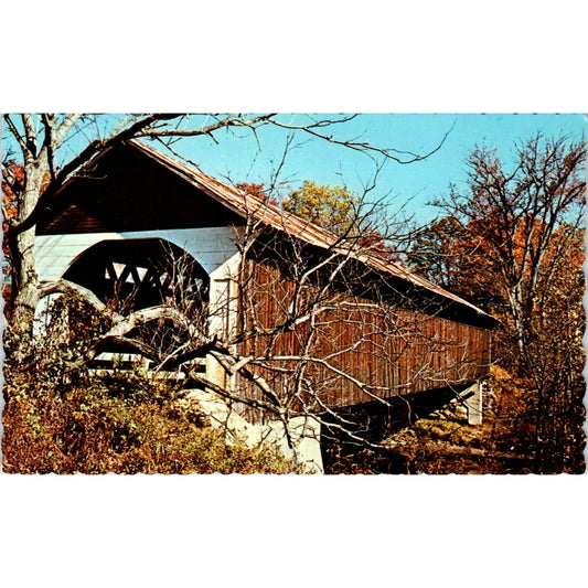 Covered Bridge at Lyme New Hampshire Covered Bridge Postcard PC1