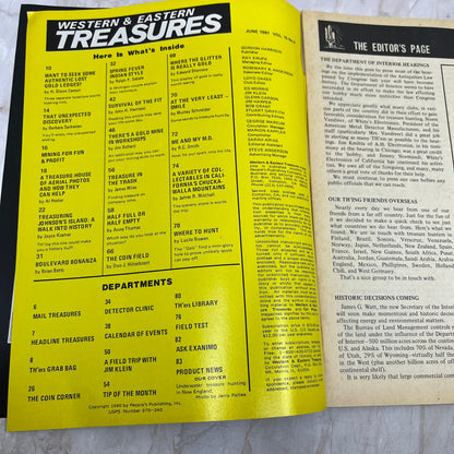 1981 June - Western & Eastern Treasures Magazine - Treasure Hunting Gold M13