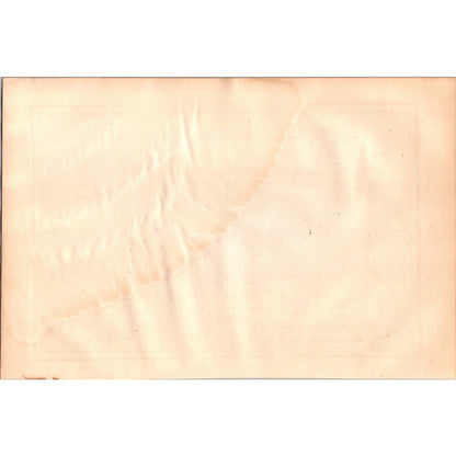 1864 Map of The Missionary Tours of The Apostle Paul Tinted Engraving AJ6-2