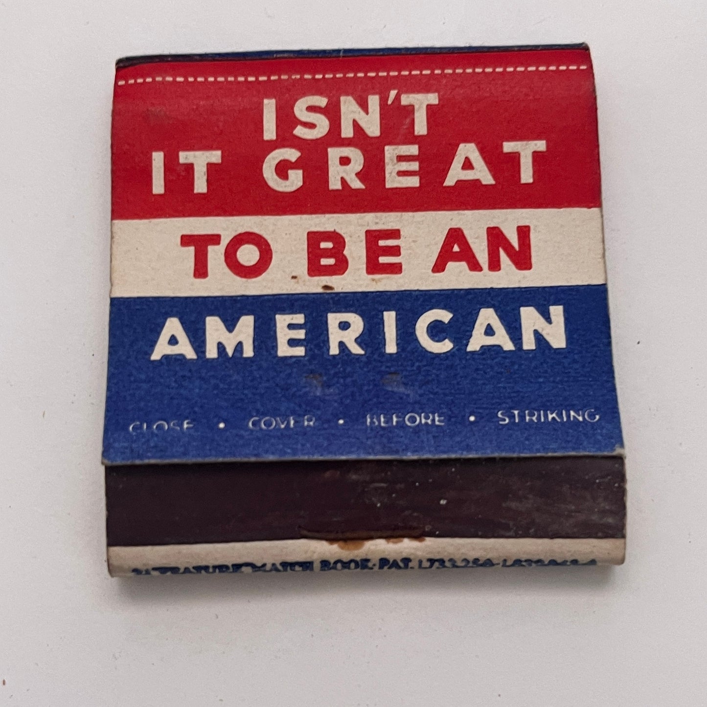 Leopold Morse Clothes Spirit of 76 Popup Hartford CT Matchbook Cover TB8-MB-2