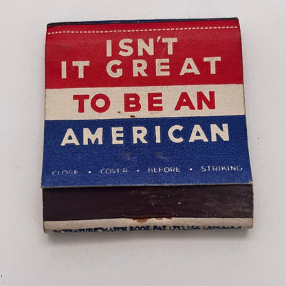 Leopold Morse Clothes Spirit of 76 Popup Hartford CT Matchbook Cover TB8-MB-2