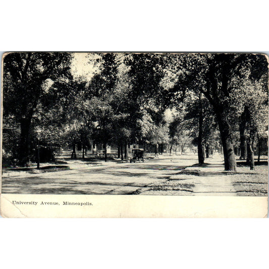 1907 University Avenue Minneapolis Minnesota RPPC Vintage Postcard PD10