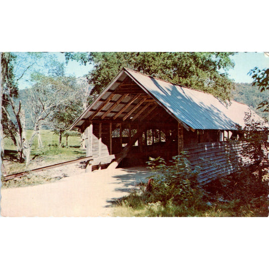 Bump Bridge #43 Beebe River Campton New Hampshire Covered Bridge Postcard PC3