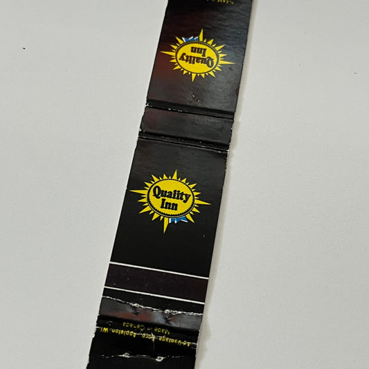 Quality Inn Straits Breeze St Ignace MI Vintage Matchbook Cover TB6-MB1-14