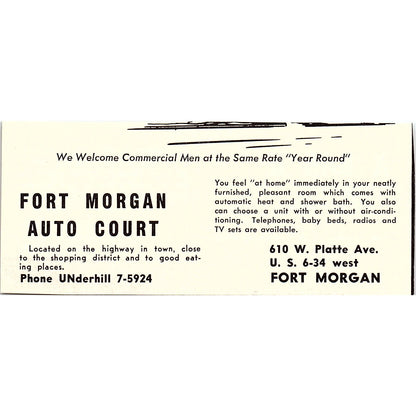 X Bar X Motel Fort Collins CO 1958 Ad AG1-M3