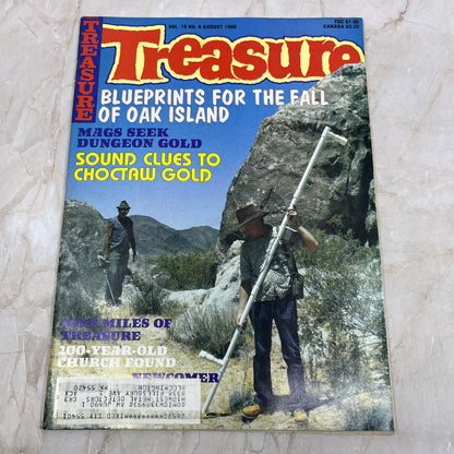 1988 Aug - Treasure Magazine - Treasure Hunting Prospecting Metal Detector M16