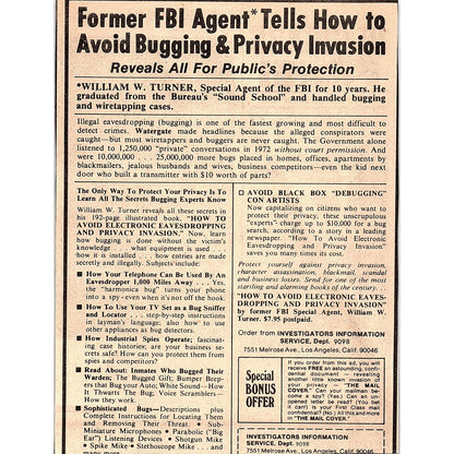 Premium Puzzle Club Official Entry Blank - Los Angeles CA 1974 Ad AG1-10