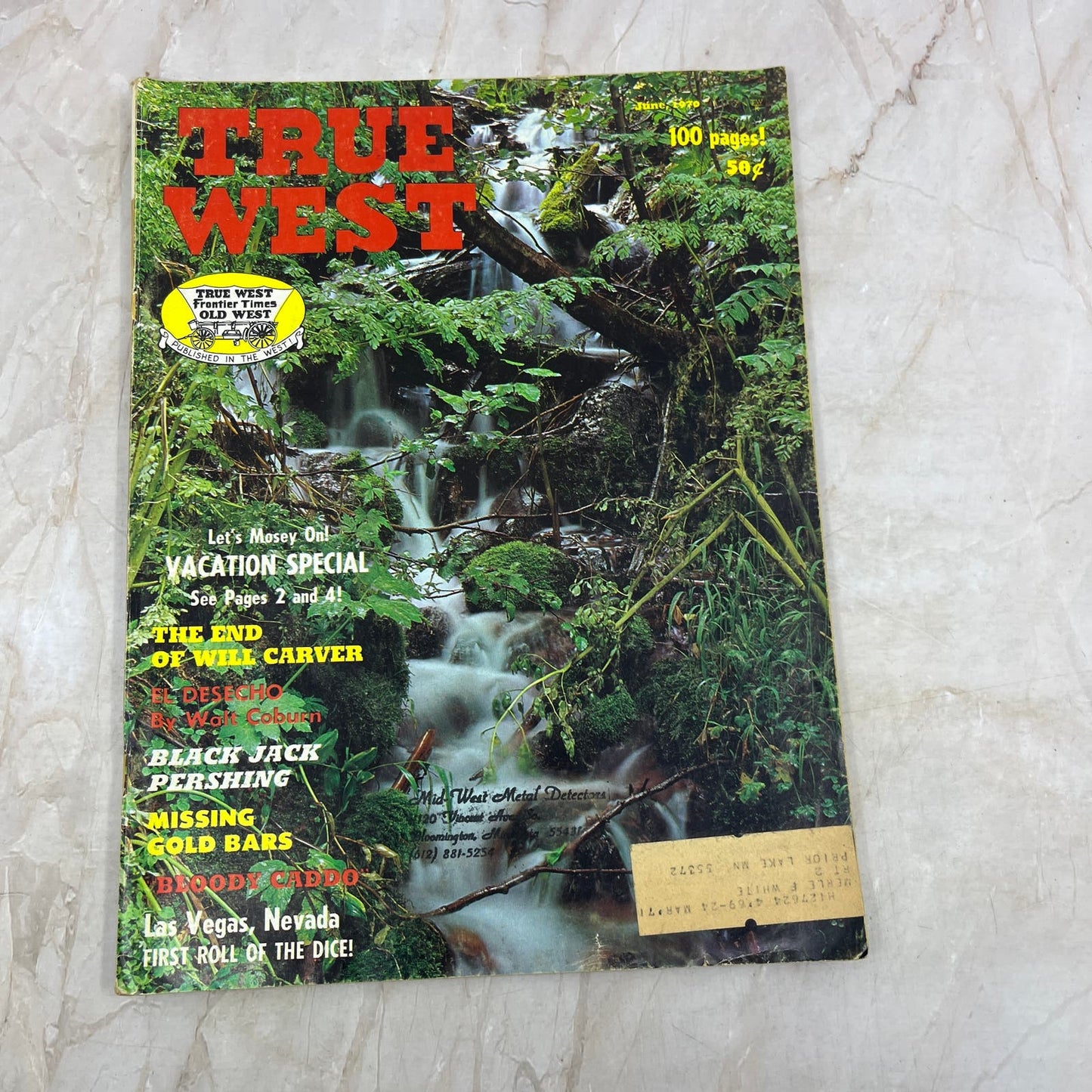 1970 June - True West Magazine Will Carver El Desecho Jack Pershing M20