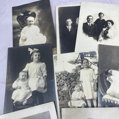 Lot of 14 Antique Real Photo Postcards RPPC Postcard Lot H4-1