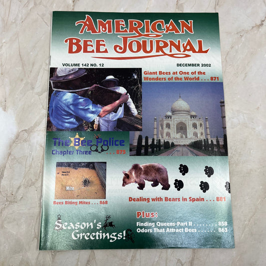 2002 Dec American Bee Journal Magazine Bees Beekeeping Honey M7