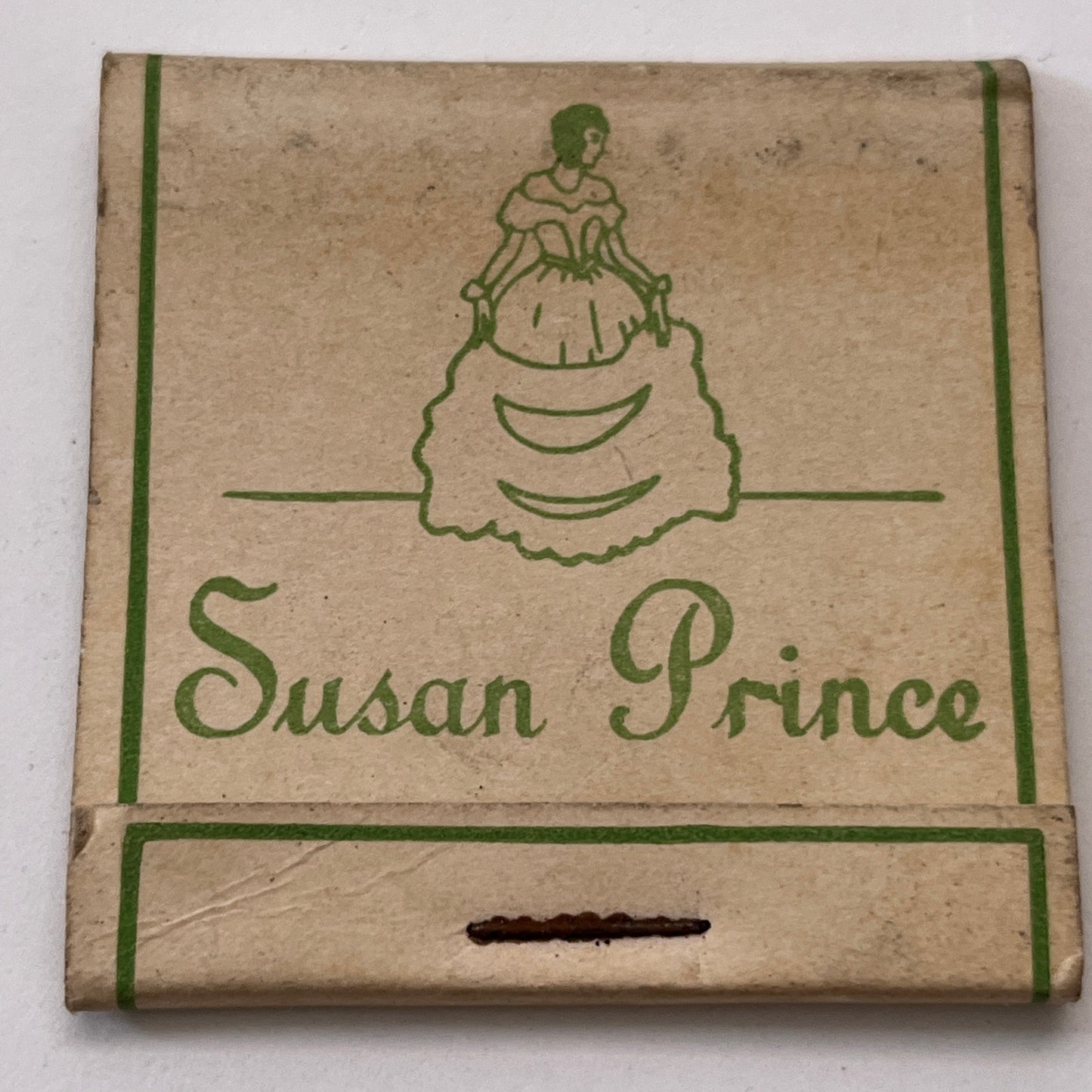 Susan Prince Restaurant 808 Lexington Ave Vintage Matchbook Cover TB8-MB3-3