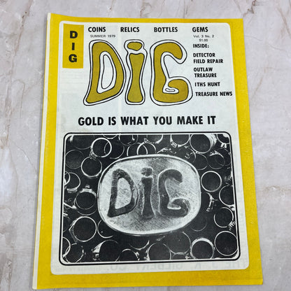 1979 Summer - DIG Eastern Treasure Hunters Magazine - Coins Bottles Gems M18