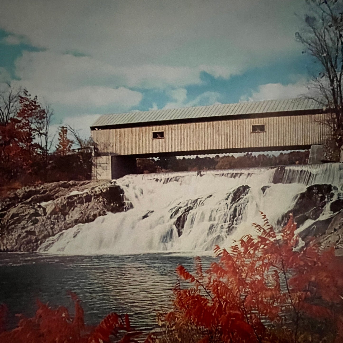 Covered Bridge, White River Junction, Vermont 12x16" Art Print FL1