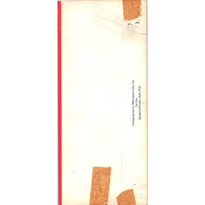 1962 Canada Commemorative Postage Issues Souvenir Card AE2