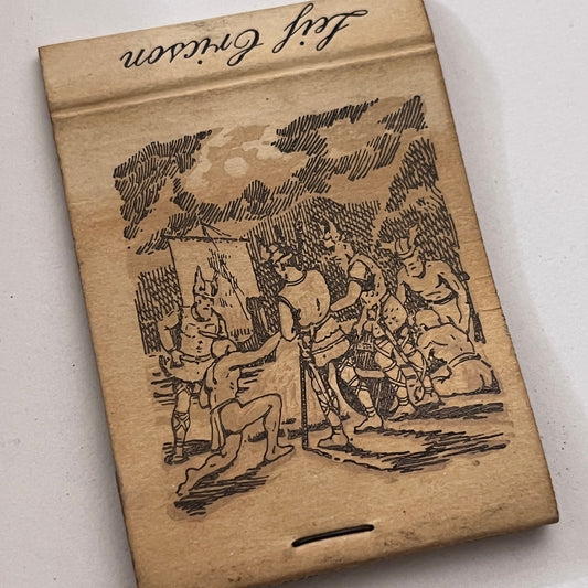 Leif Ericson Viking Ship Vintage Matchbook Cover TB8-MB-10