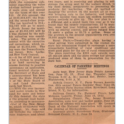 Motor Macultivator Company Toledo Ohio 1922 Magazine Ad AF2-A5