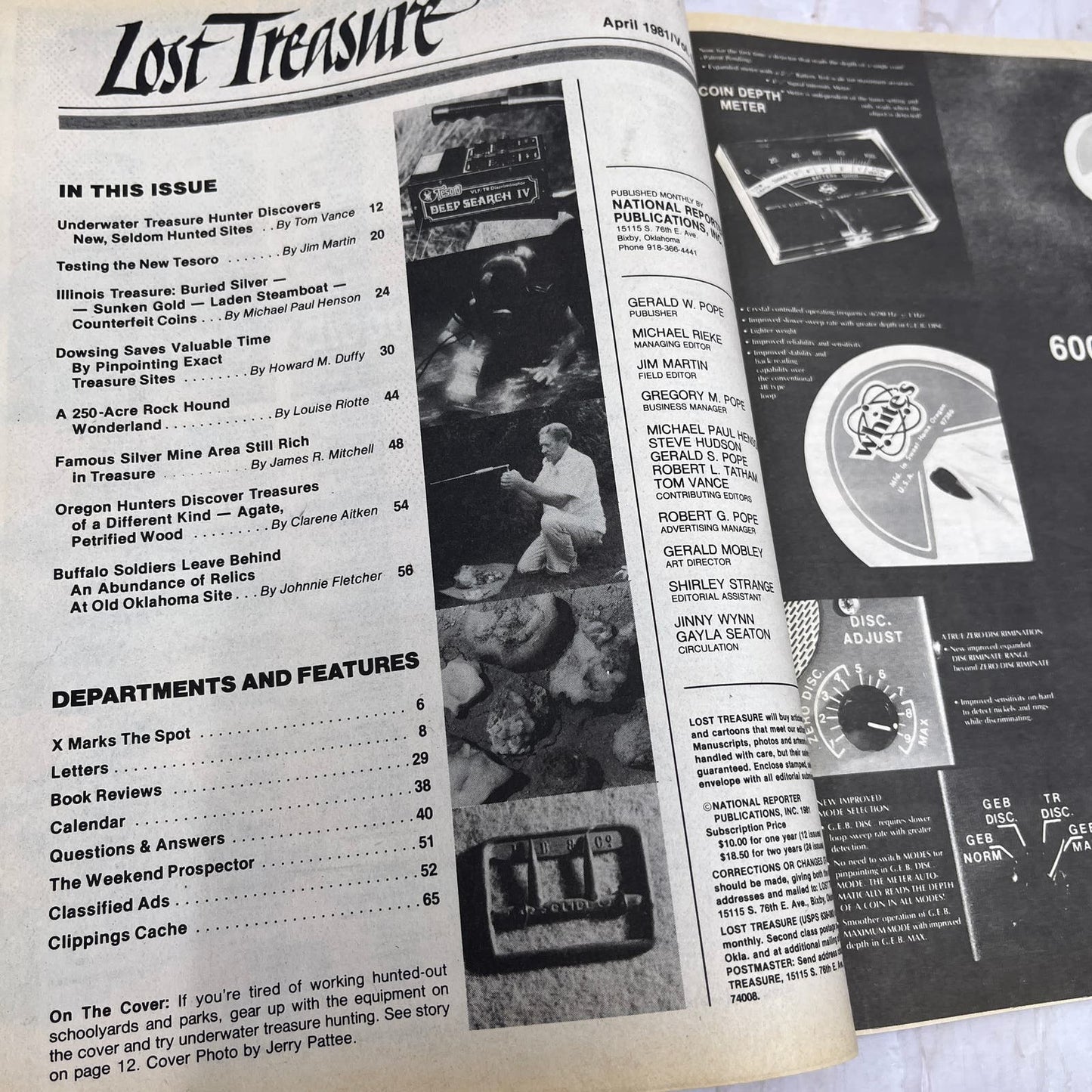1981 April - Lost Treasure Magazine - Treasure Hunting Gold Prospecting M15