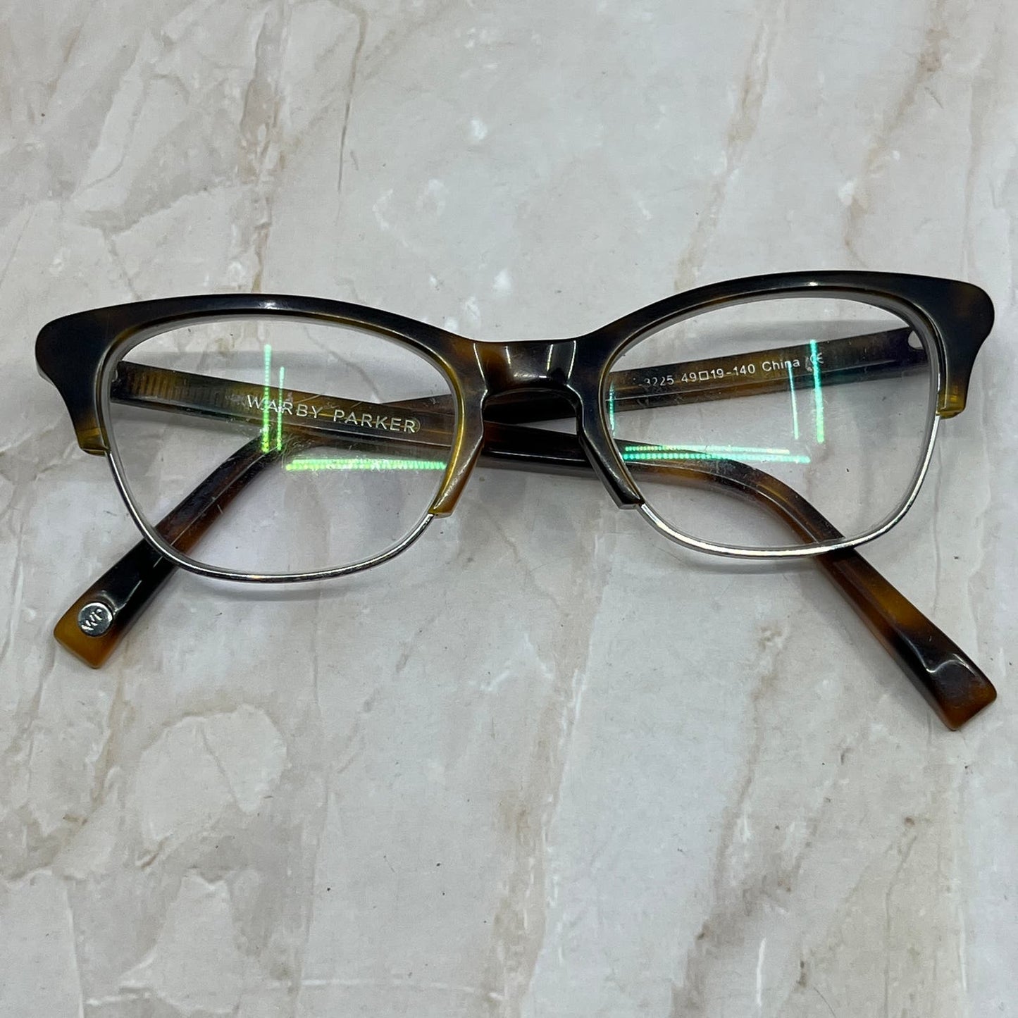 Warby Parker Holcomb 49 19 140 Horn Rim Sunglasses Eyeglasses Frames TE9-G5-1