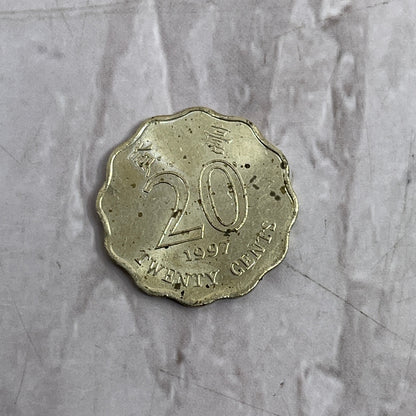 Hong Kong 20 Cents 1997 Coin SF4