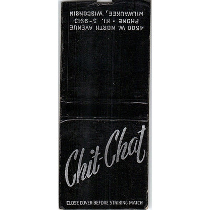 Chit-Chat With Herman Milwaukee WI Vintage Matchbook Cover SF3-Y5