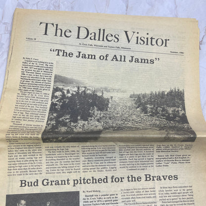 1986 Summer The Dalles Visitor Newsletter St Croix Falls WI Taylors Falls MN M11