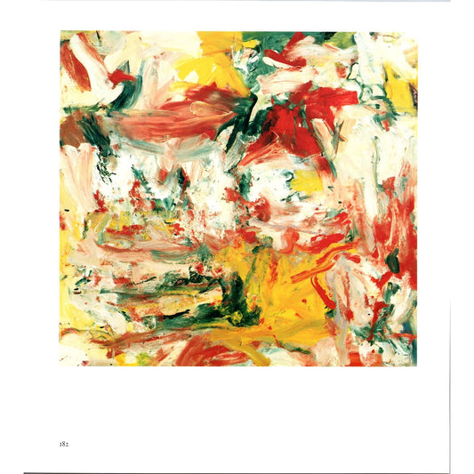 Untitled (Red, Yellow, and Green) - Willem de Kooning Book Plate Art Print J4