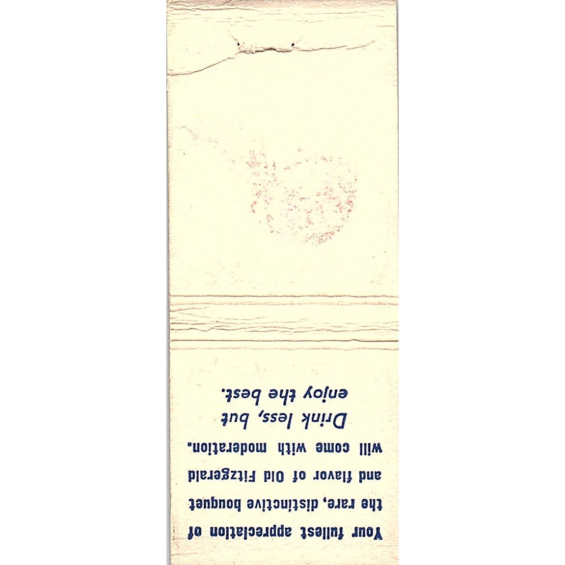Old Fitzgerald Shively Kentucky Vintage Matchbook Cover SC7-Y6