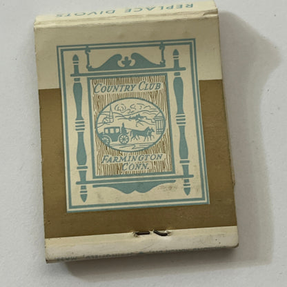 The Country Club Farmington CT Vintage Matchbook Cover TB6-MB1-4