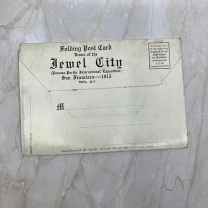 1915 Panama Pacific Exhibition San Francisco Folding Postcard Views SB8