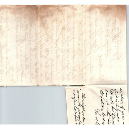 1879 Handwritten Letter Engineer's Office C.B. & Q. RR W.K. Means AF4-1