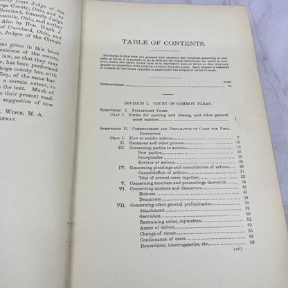 1898 Journal Entries Adapted to the Practice Louis H Winch M.S. Hinman TJ8