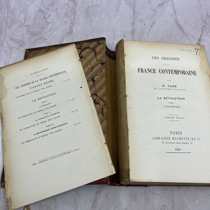 1888 Origins of Contemporary France Les Origines France Contemporaine TA9-B10