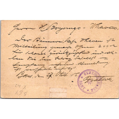 Wilhelmshaven Bant Gemeindekasse 1927 German Reich Postcard TE2-GRP