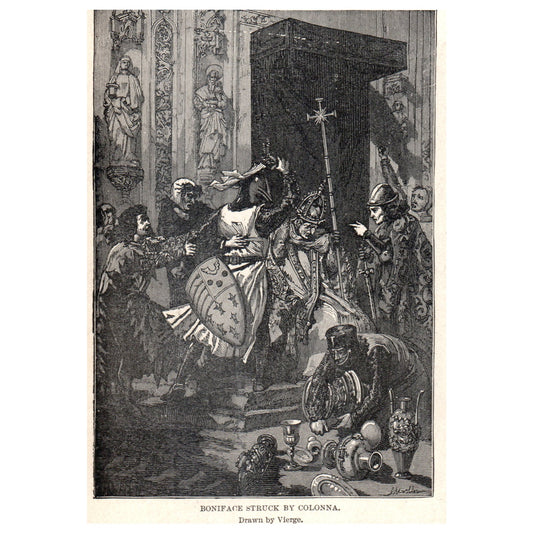 Boniface Struck by Colonna Vierge 1911 Engraving Print AF5-7