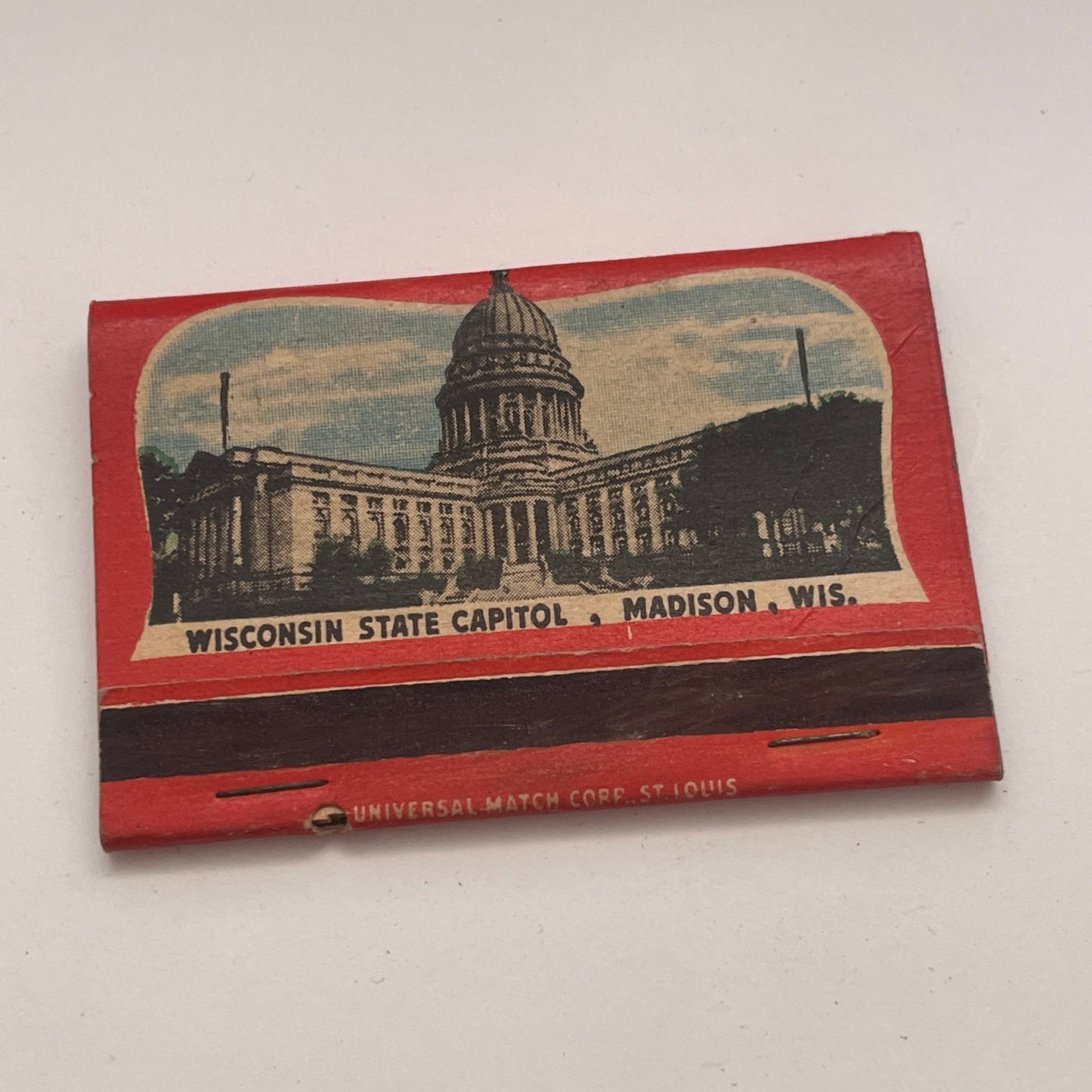 Rennebohm Drug Store Wisconsin Attractions Vintage Matchbook Cover TB8-MB2-7